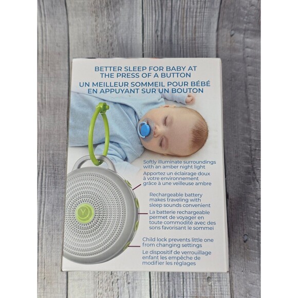 Yogasleep Hushh for Baby Portable 3 Sound Machine Rechargeable Night Light Sleep - Picture 3 of 11